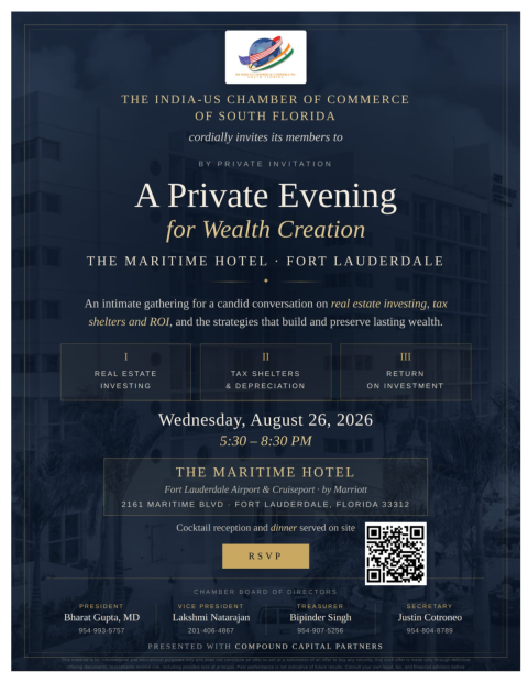 A Private Evening for Wealth Creation - IUCCSFL